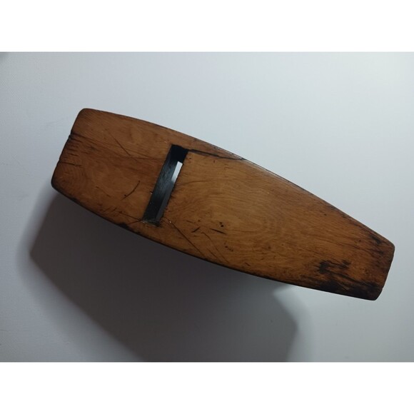 Moulson Brothers Antique Wood Plane Blade 1800s Greenfield Tool Co Coffin - Picture 4 of 13